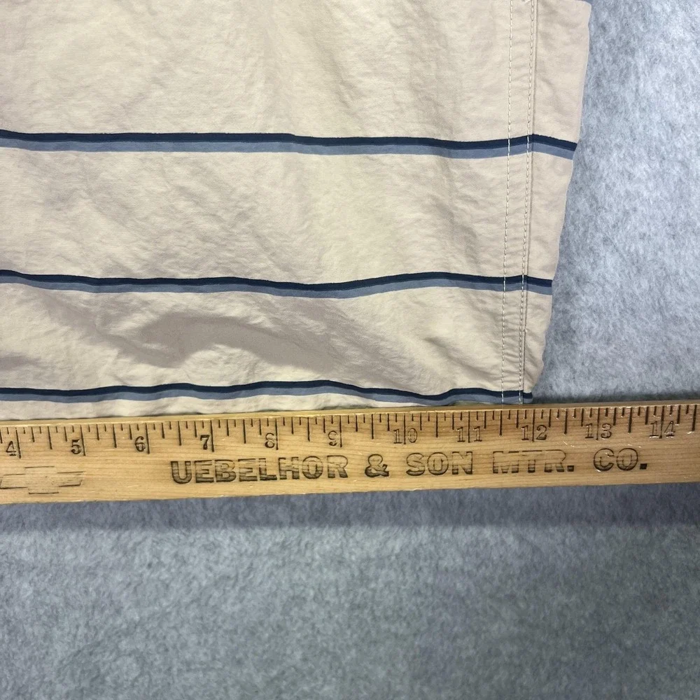 Patagonia Wavefarer Boardshorts Mens 35 Recycled Nylon Striped Swim Stretch